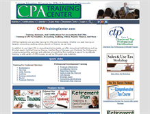 Tablet Screenshot of blog.cpatrainingcenter.com
